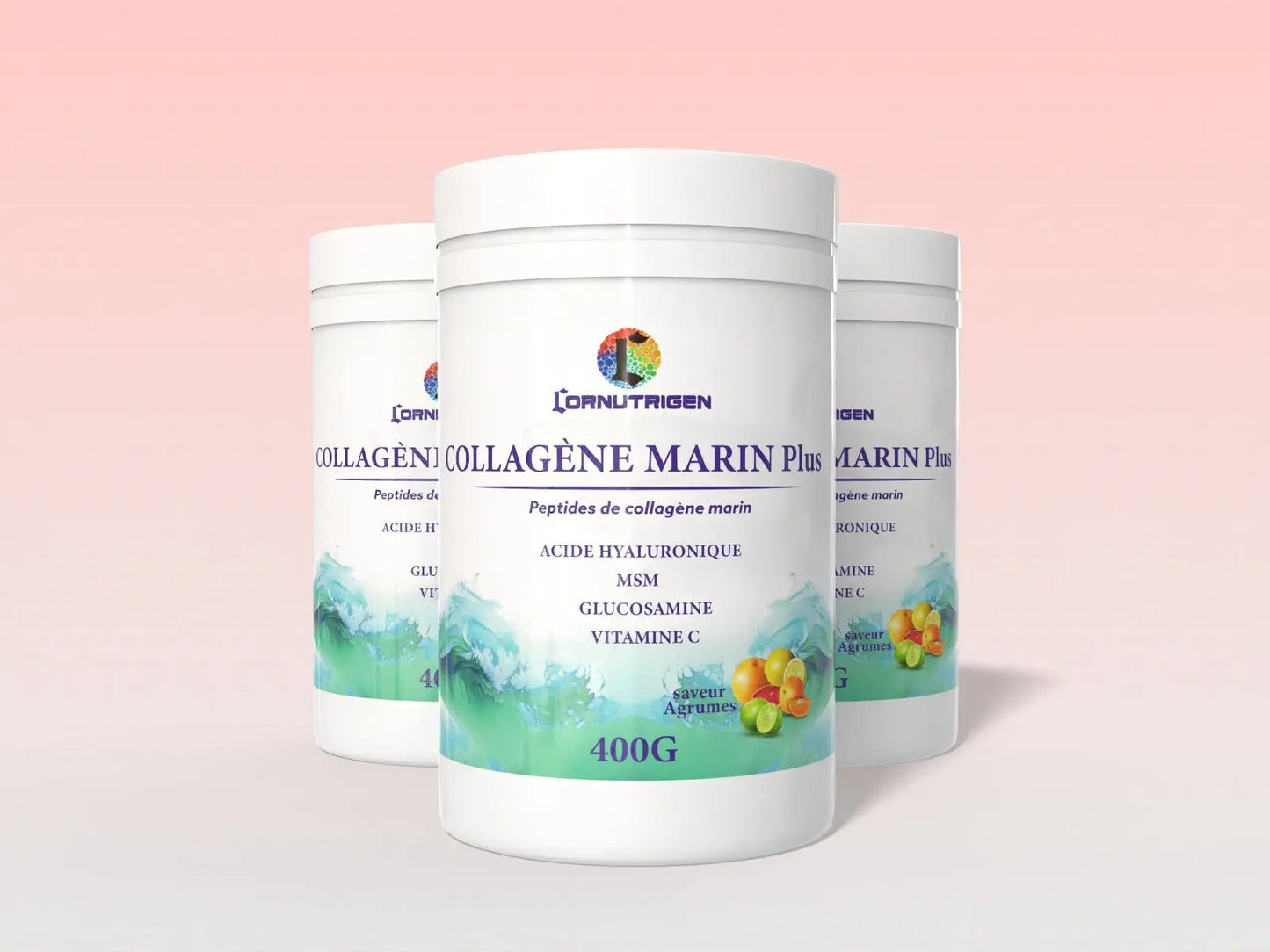 Collagène Marin - Cure de 6 mois - 3 x 400G Cornutrigen